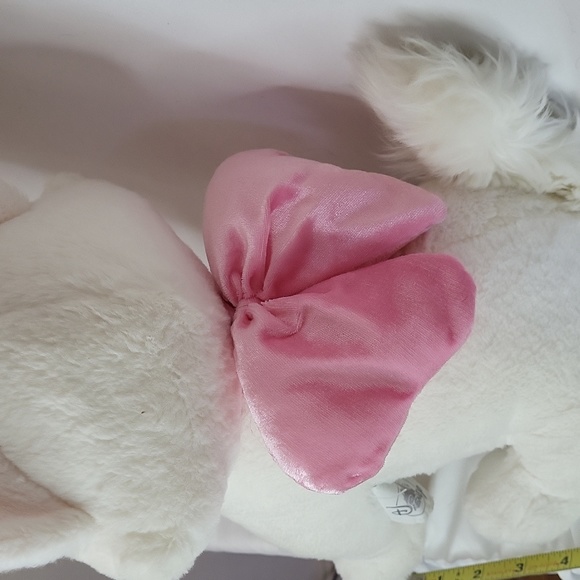 Marie Aristocats Disney Store Plush "13 white cat pink bow - Picture 12 of 17